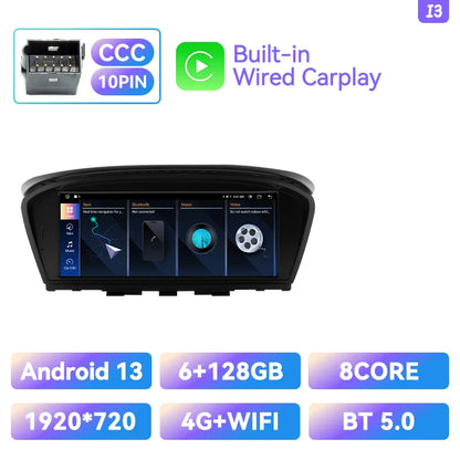 XONRICH 6GB 128GB Android 12 BMW Car Radio / BMW 5Series Multimedia Carplay