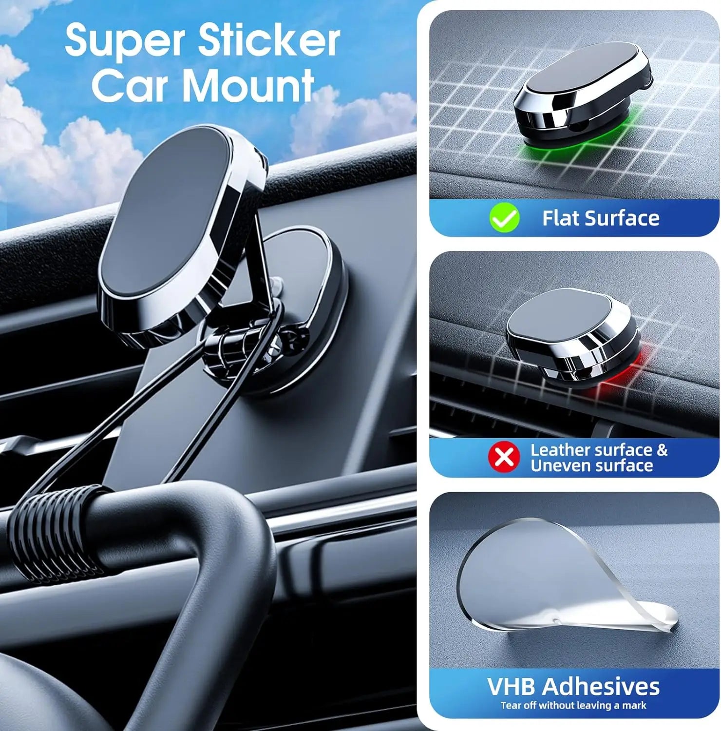 Magnetic Phone Holder for Car