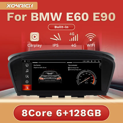 XONRICH 6GB 128GB Android 12 BMW Car Radio / BMW 5Series Multimedia Carplay