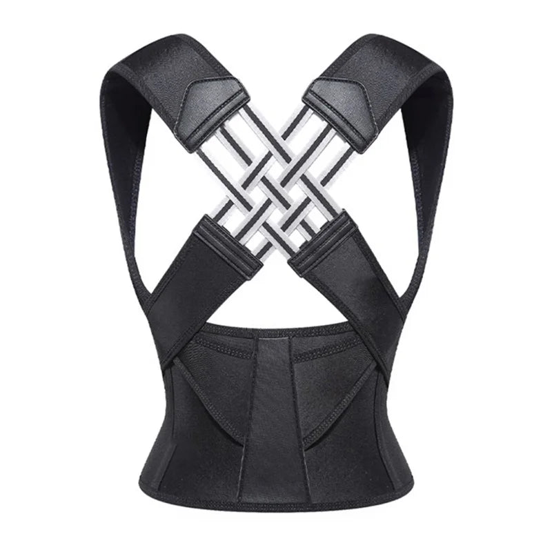 "Ultimate Back Brace Posture Corrector - Adjustable Support for Men & Women, Relieve Upper & Lower Pain!"