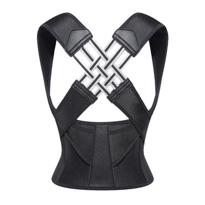 "Ultimate Back Brace Posture Corrector - Adjustable Support for Men & Women, Relieve Upper & Lower Pain!"