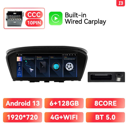 XONRICH 6GB 128GB Android 12 BMW Car Radio / BMW 5Series Multimedia Carplay