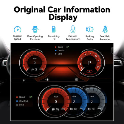 XONRICH 6GB 128GB Android 12 BMW Car Radio / BMW 5Series Multimedia Carplay