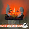 Enchanting Bonfire Flickering Night Light - 3D LED Electric Simulation for a Cozy Halloween Glow!